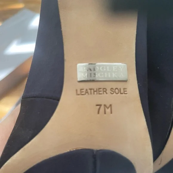 Badgley Mischka Sateen Embellished Stiletto - Picture 6 of 6